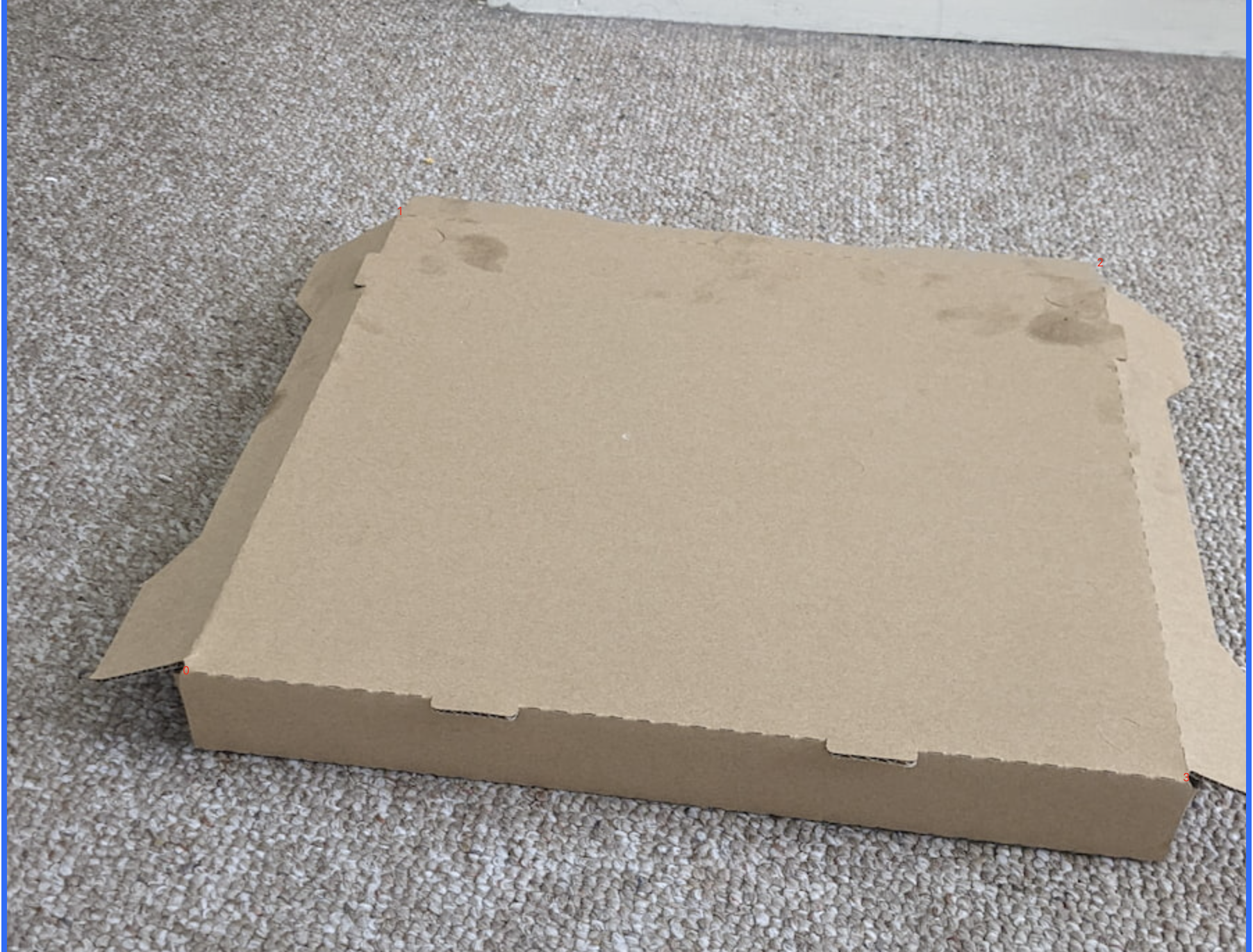 Pizza box original points
